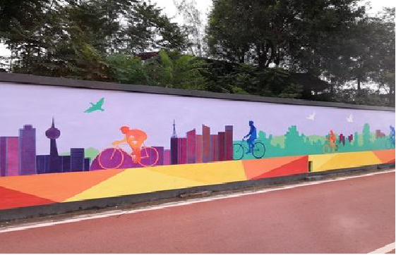 城固墙体彩绘-围墙