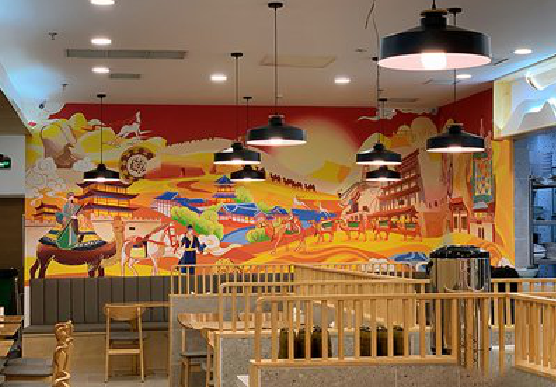 城固商业空间彩绘介绍。