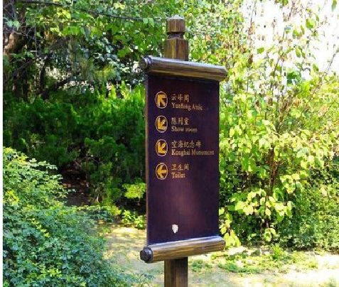 城固标识牌与环境之间有什么关系？