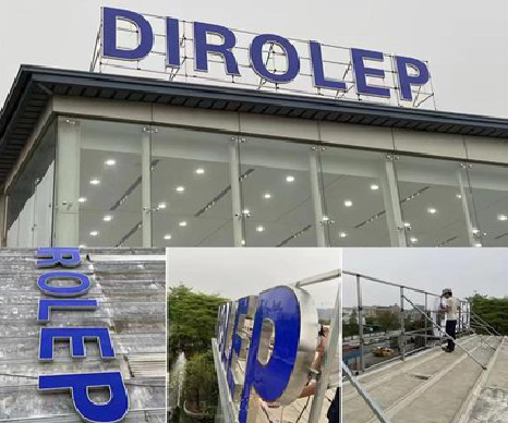 城固楼顶发光字安装的注意事项。